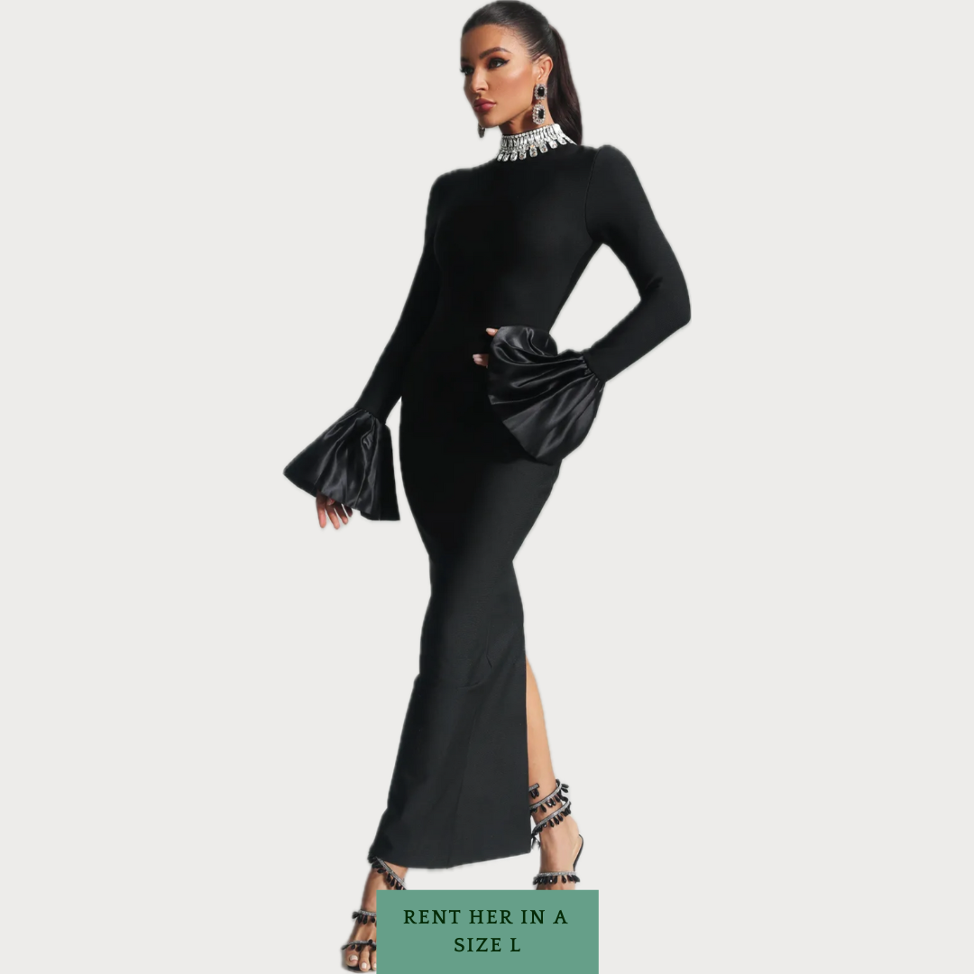 Virginie Maxi Dress in Black