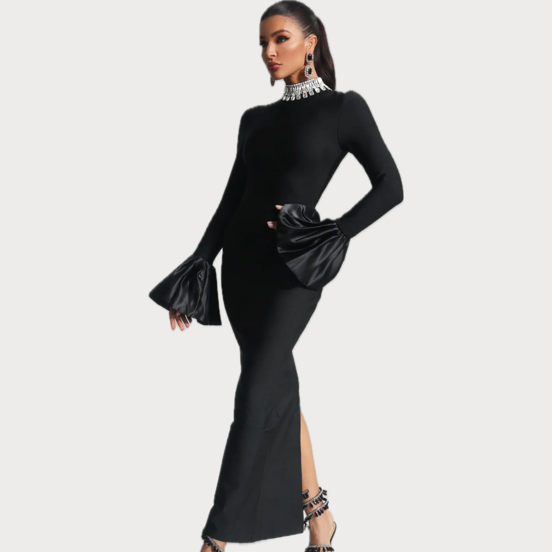 Virginie Maxi Dress in Black