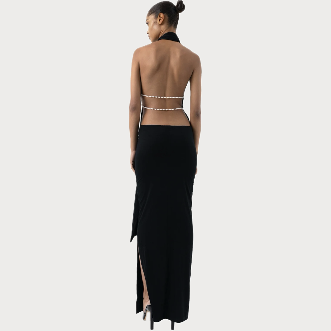Kara Maxi Dress in Black