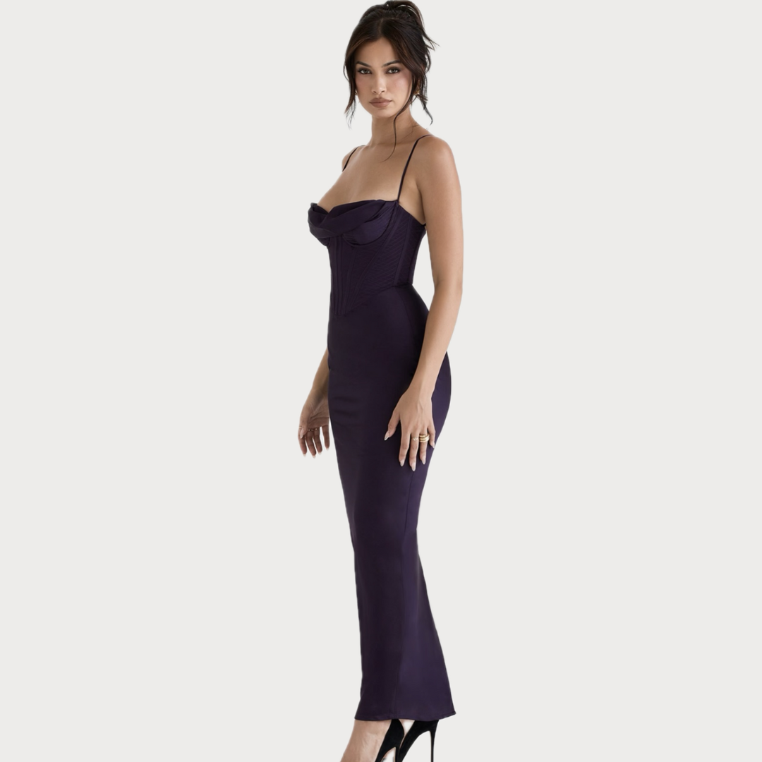 Charmaine Maxi Dress in Night Shade
