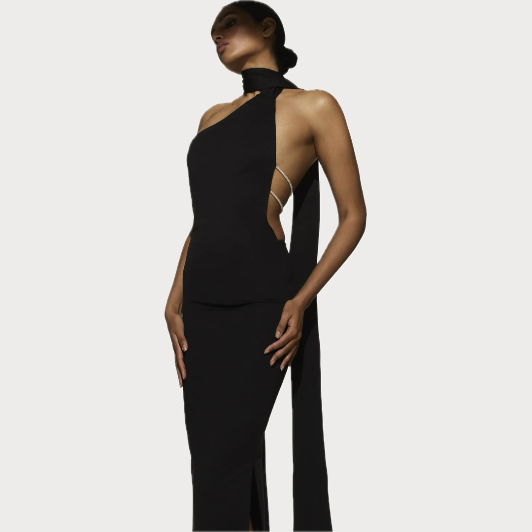 Kara Maxi Dress in Black