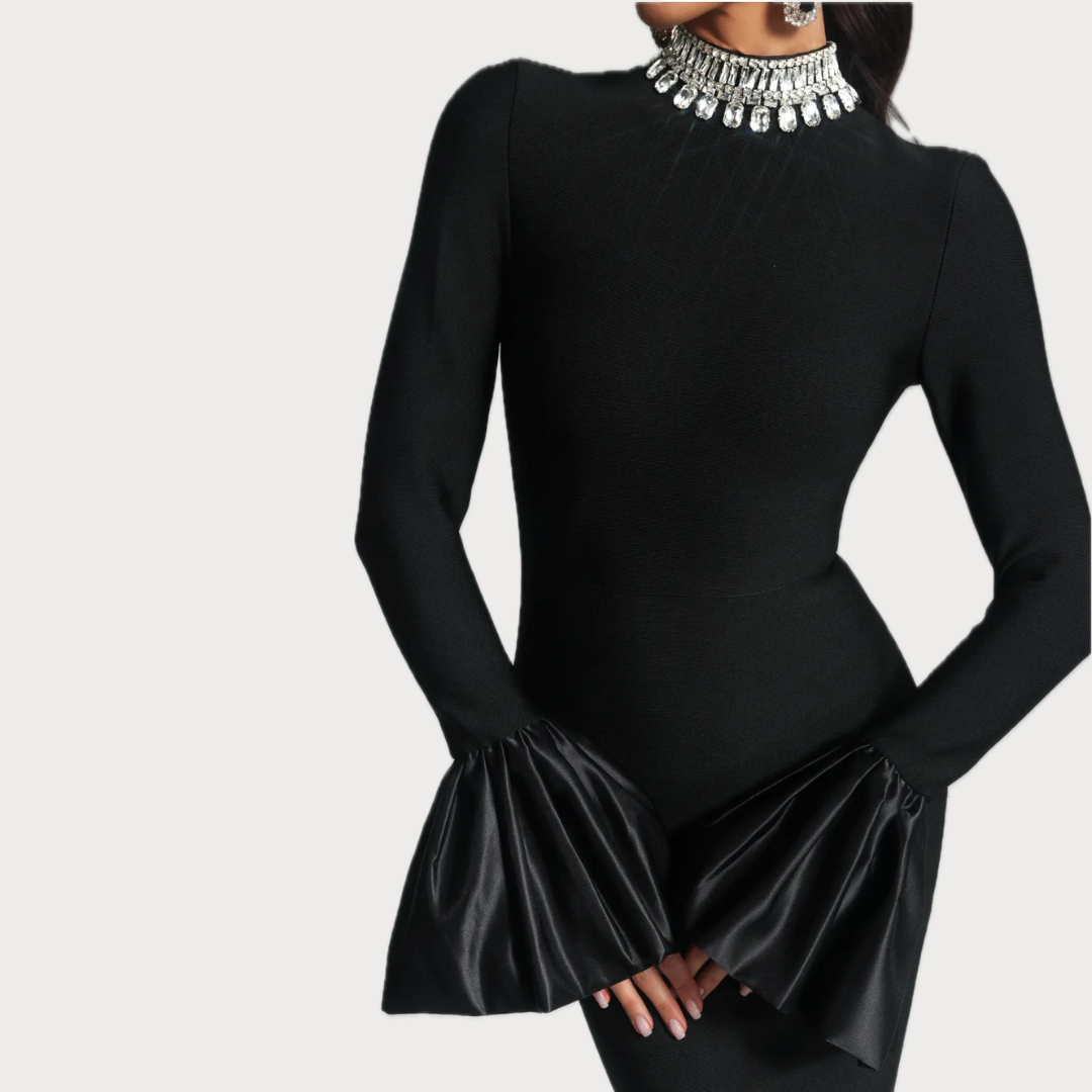 Virginie Maxi Dress in Black
