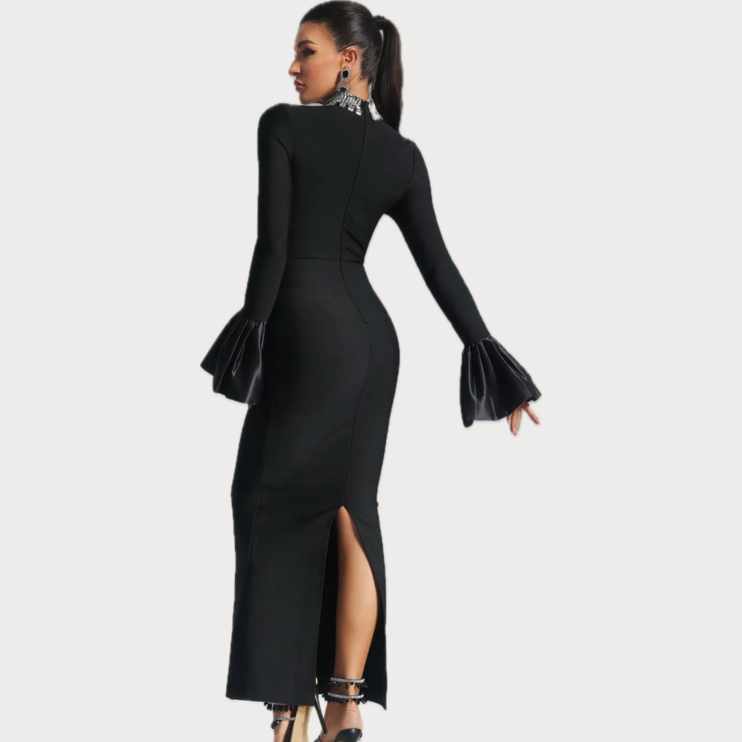 Virginie Maxi Dress in Black