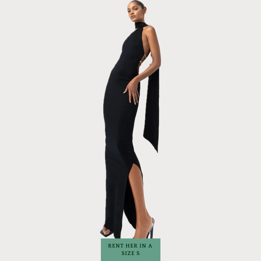 Kara Maxi Dress in Black